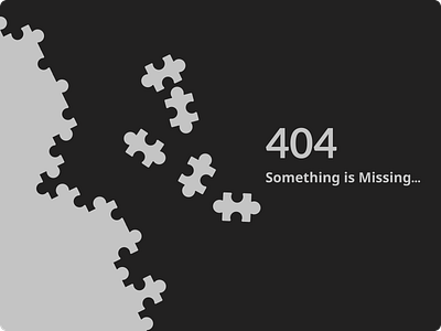 Something Missing 404 design error ui ux web website