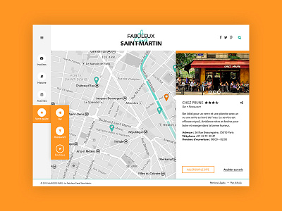 Web Design - Map app map ui ux webdesign