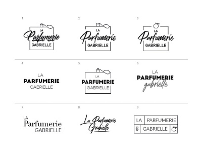 Logo - La Parfumerie Gabrielle design logo perfume research