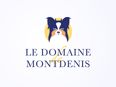 Logo - Le Domaine de Montdenis design dog identity illustration logo