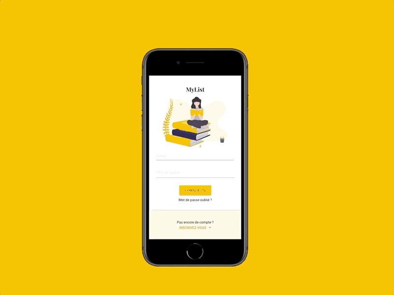UI/UX Design - Signing up uidesign mobile 001 dailyui design
