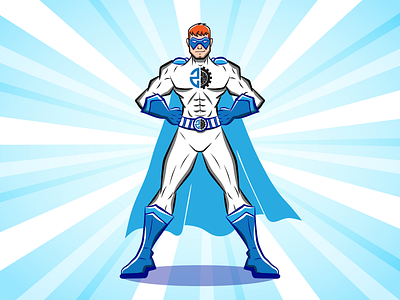 Dribbble adobe illustrator creative design illustration illustrator logo superhero vector