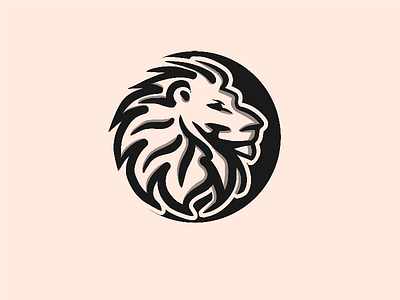 Leo badge illustrator leo lion logo