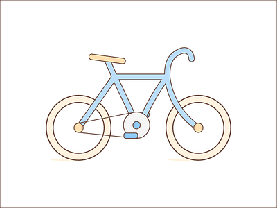 Bicycle 🚲 bicycle flat flatdesign illustration vector