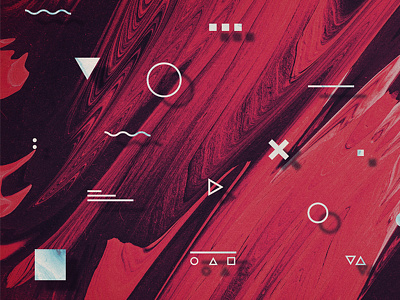 The Abstract abstract graphic design shapes wallpaper