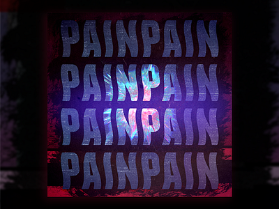 P A I N graphic design pain poster poster design typography