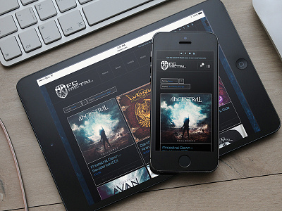 Responsive web and e-commerce design for FC Metal