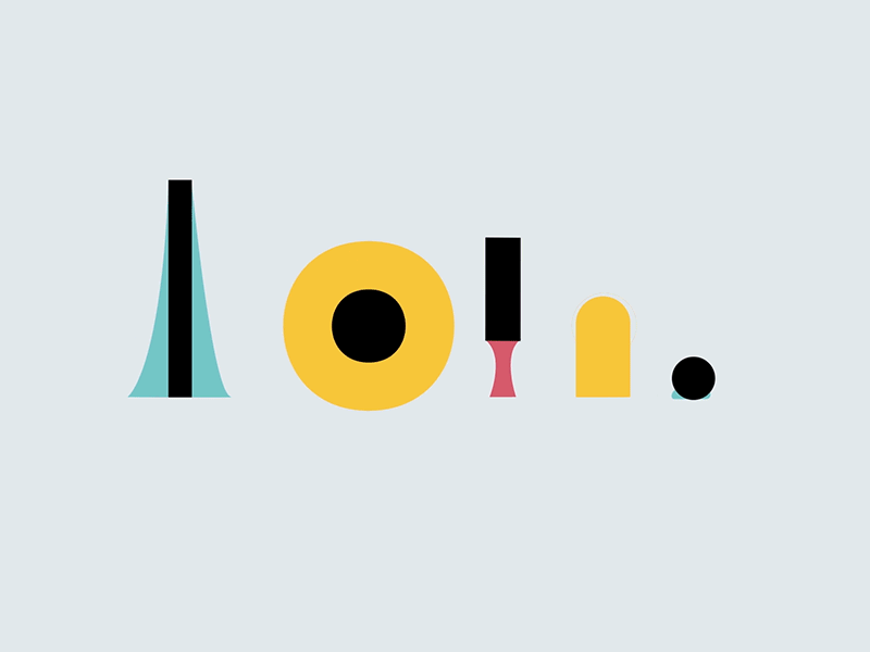 New studio, new logo! animation bold logotype motion text type