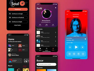 Music App Soul- Proyecto Crehana Figma by Erwind S. on Dribbble