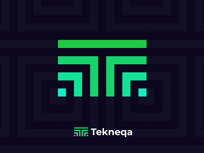 Tekneqa logo proposal | IT - Applications and Infrastructure brand brand identity branding concept design icon it letter logo logo modern modern logo network paul lasson startup t tech logo technology tekneqa