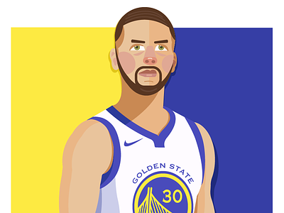 Who's Ready? basketball illustration illustrator nba playoffs steph curry vector art warriors