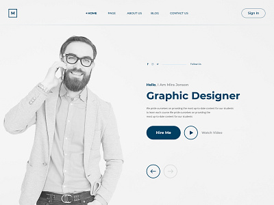 Hero Section Concept hero part hero slider homepage slider template web slider webdesign