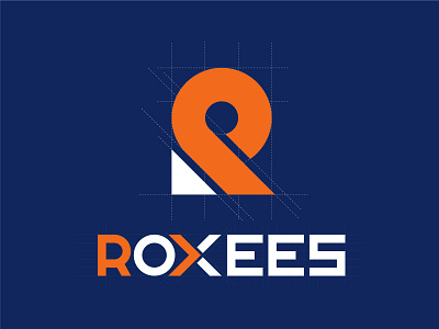 Roxees Logo Teamplate brand branding creative logo logo logo design r logo web logo