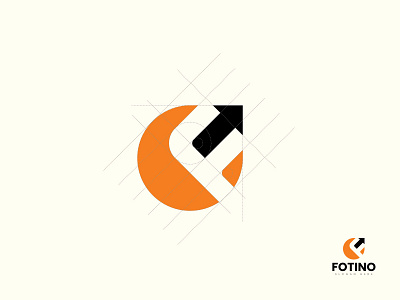 Fotino Logo Design Concept branding company logo degital f flogo sale