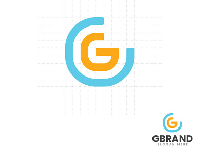 GBRAND Logo Design Concept branding company flat g graphic graphic design illustratior letter logo minimal ui web