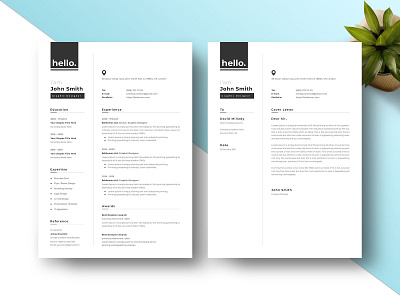 Clean Resume Template powerpoint