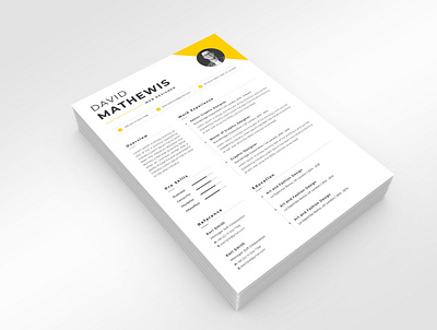 Clean Resume powerpoint