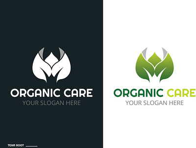 Organic Care Logo brand branding logo logo organic logo