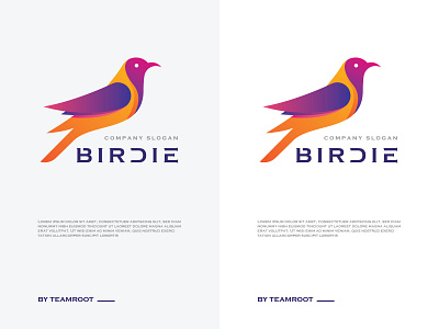 Birdie Logo Concept bird logo brand branding company logo logo logo branding