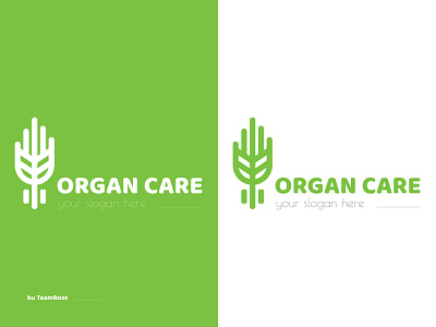 Organ Care Logo Concept brand logo company logo logo logo concept natural logo organics