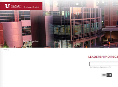 University of Utah Health - Portal