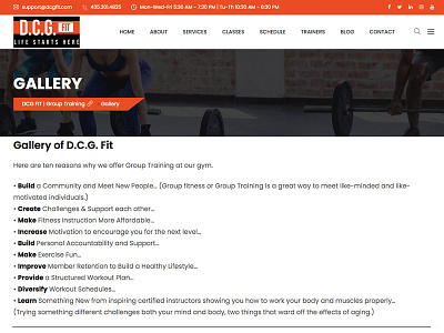 DCG-FIT Gym - - West Valley City, UT ~ Group Training
