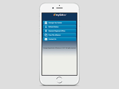 myGaTax Mobile App mobileapps mockups ui ux uxresearch wireframes