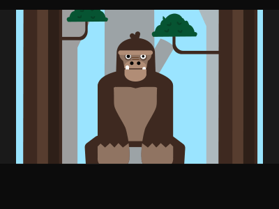 Grumpy Gorilla Renderthis 2d animation adobe after effects animator lottie toony