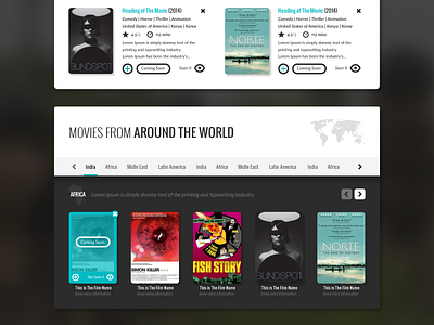 Filmdoo world cinema cinema films interface movies ui web