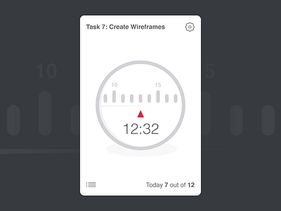 Daily UI #014 - Countdown Timer 014 android app clean countdown timer dailyui minimal mobile pomodoro time tracker ui ux