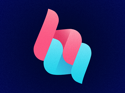 Hello User letter mark logo speechbubble