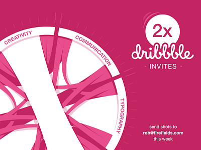 Dribbble invites 2x invitation chart chord chart chord diagran data visualisation diagram dribbble invitation flow invite report statistics stats