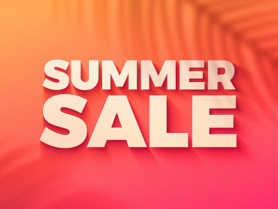 Summer SALE campaigns contrast e commers leafs palm palm trees sale saturation shadows summersale