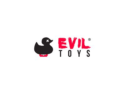 Evil Toys Logo Design brand brand design brand identity design evil graphic graphic design illustration illustrator logo logo design logo design branding photoshop toys vector