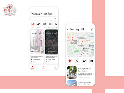 Tourist app to explore London app daily ui challenge design design practice london mobile design ui ui challenge ux