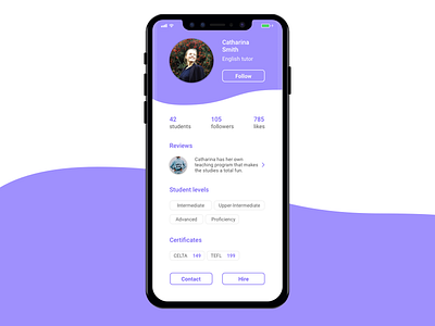 Daily UI Challenge 006 006 dailyui dailyui 006 ui ui challenge user profile