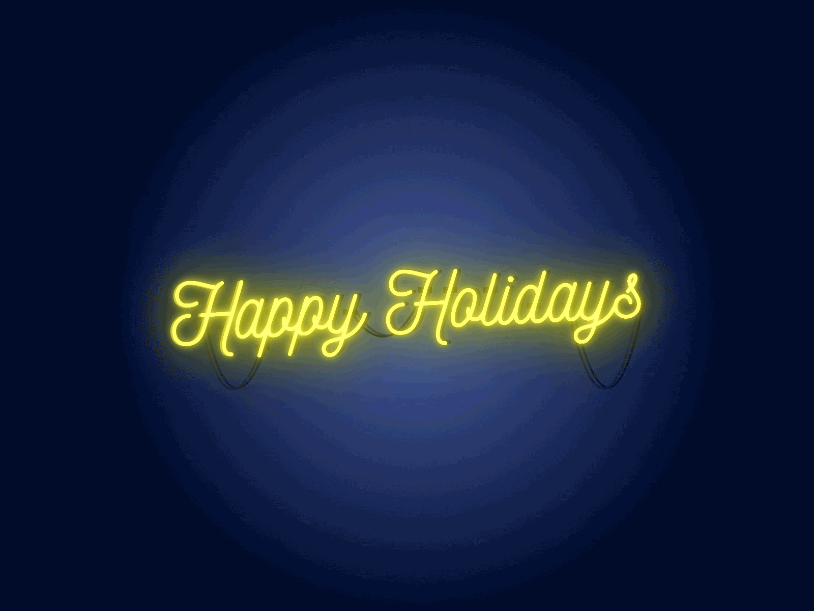 Happy Holidays after effects animation gif motion graphics
