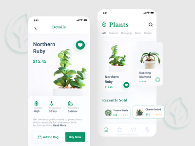 App for decorative plants