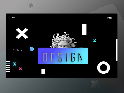 D E S I G N - Dark Header exploration