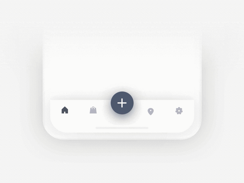 Light Menu Concept 2d animation app clean design flat gif menu minimal ui ux vector