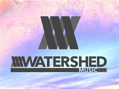 Watershed Music Co (logo & branding) branding logo watershed wave