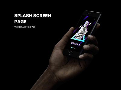 Splash screen app music app short video app splash screen