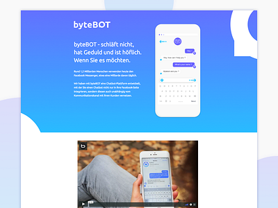 Website bytebot ai bot bytebot chat chatbot communication customer service future innovation mascot messenger website