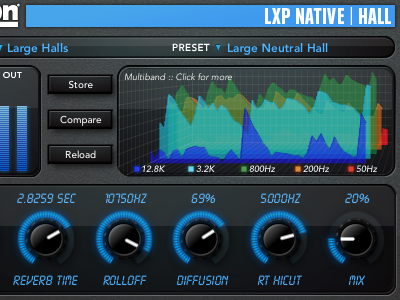 LXP Native Reverb Plug-in audio black engineer lexicon lxp plug in reverb software studio