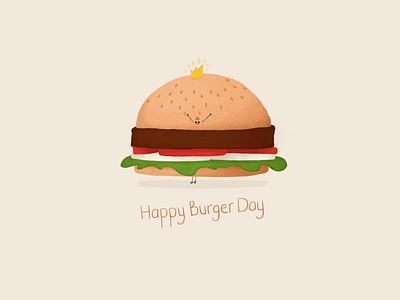 Such a Burgreate Day ! animations burger character happy illustration