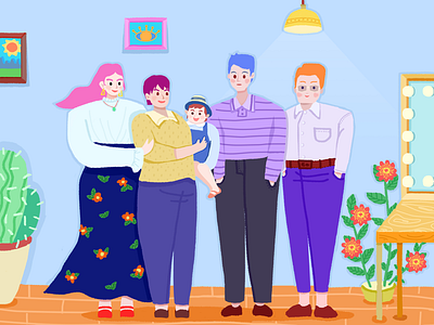 Family illustration