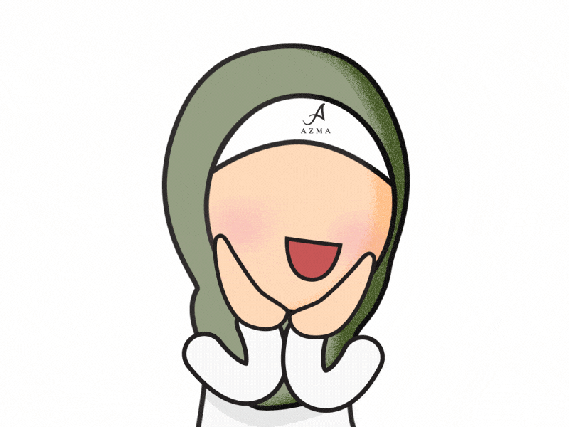 7. Hijab Girl - GIF Sticker 2d animation animation animation 2d animation after effects gif loop animation