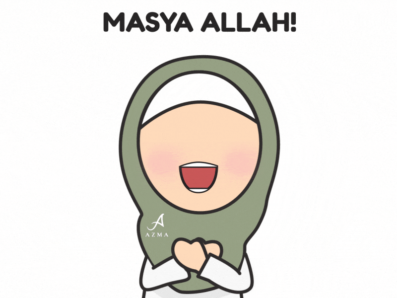 8. Hijab Girl - GIF Sticker 2d animation animation animation 2d animation after effects gif loop animation