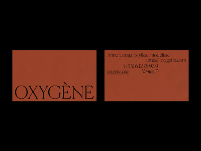 Oxygène - Cards concept design editorial graphic design layout minimalist typogaphy