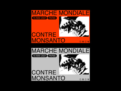 Marche Mondiale Contre Monsanto - Visual n2 concept design editorial graphic design layout typogaphy
